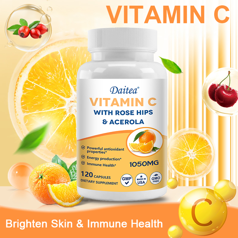 Zinc Supplement 50Mg - Vitamine C 1000mg capsules, hoge absorptie,