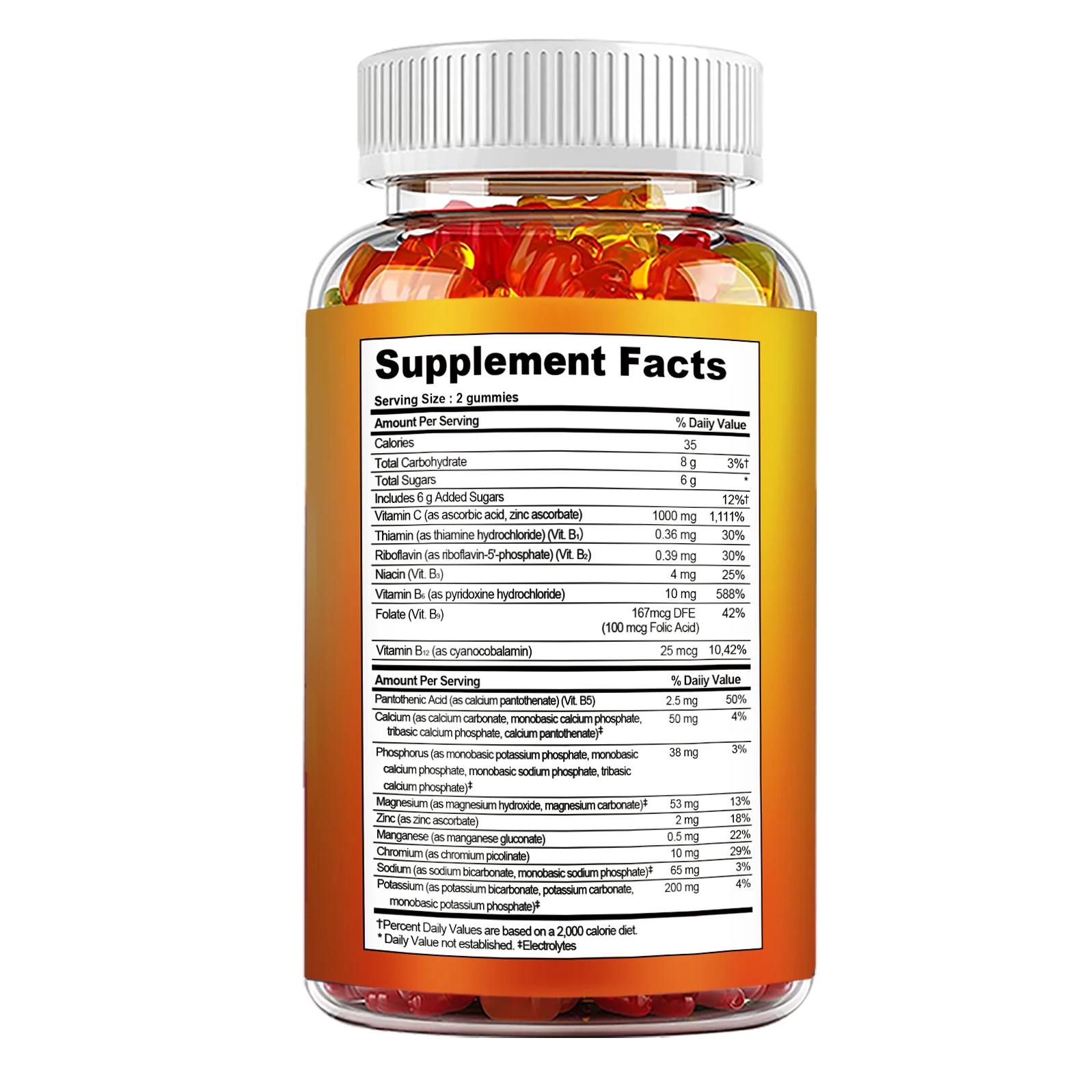 Vitamine C Gummies - Verhelder - Zinc Supplement 50Mg recensie en prijs