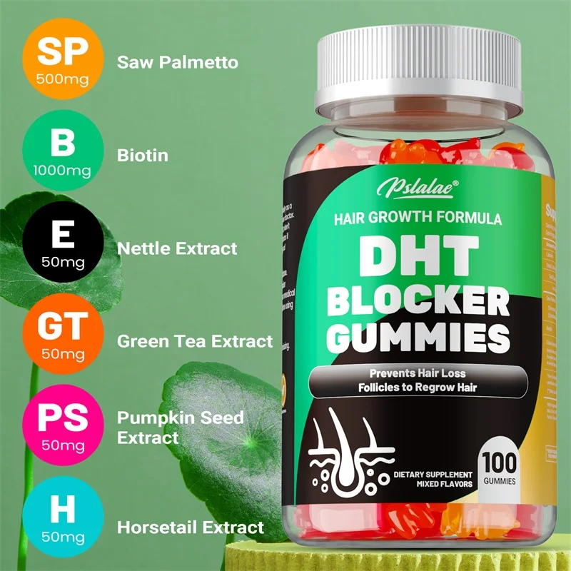 DHT Blocker Gummies - Verminde - Biotin Hair Growth recensie en prijs