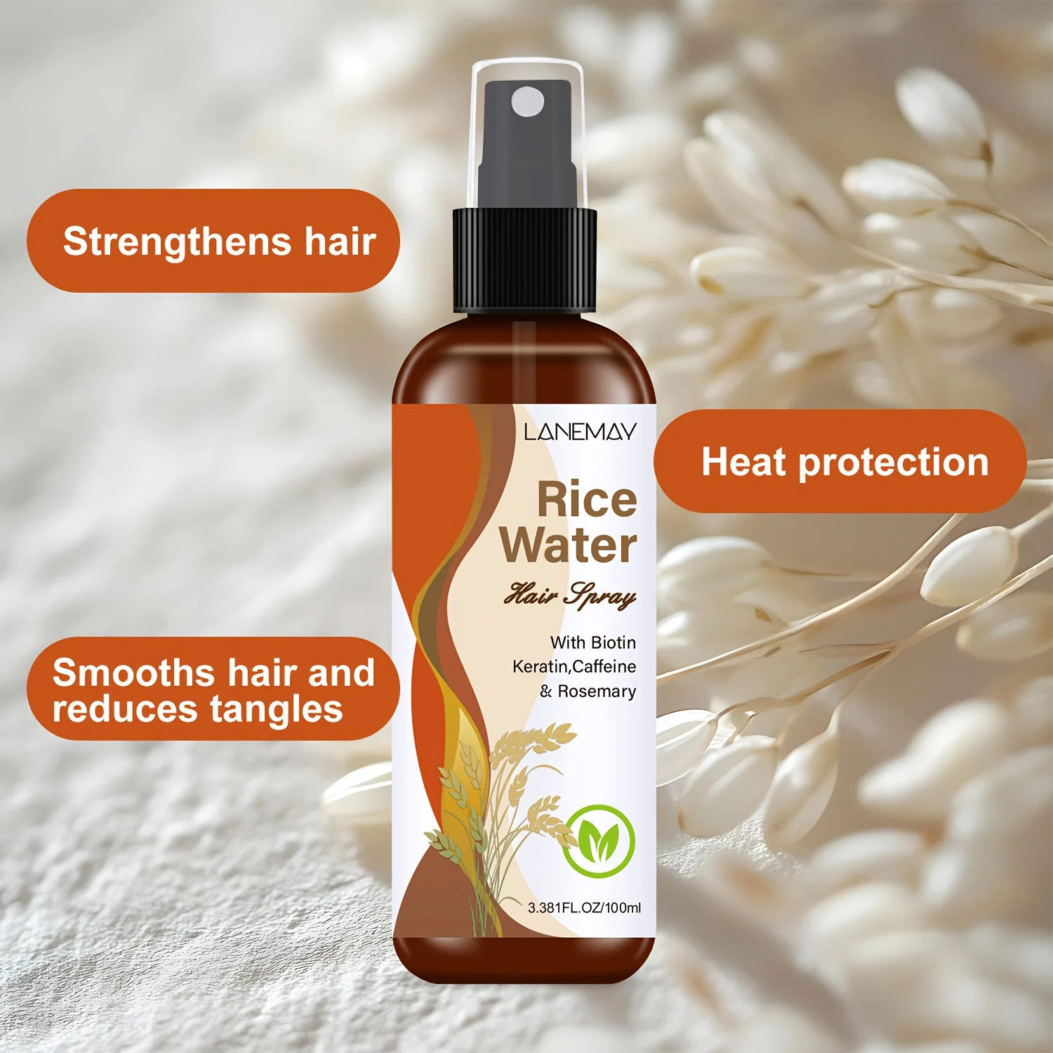 Rijstwater haarspray - met bio - Biotin Hair Growth recensie en prijs