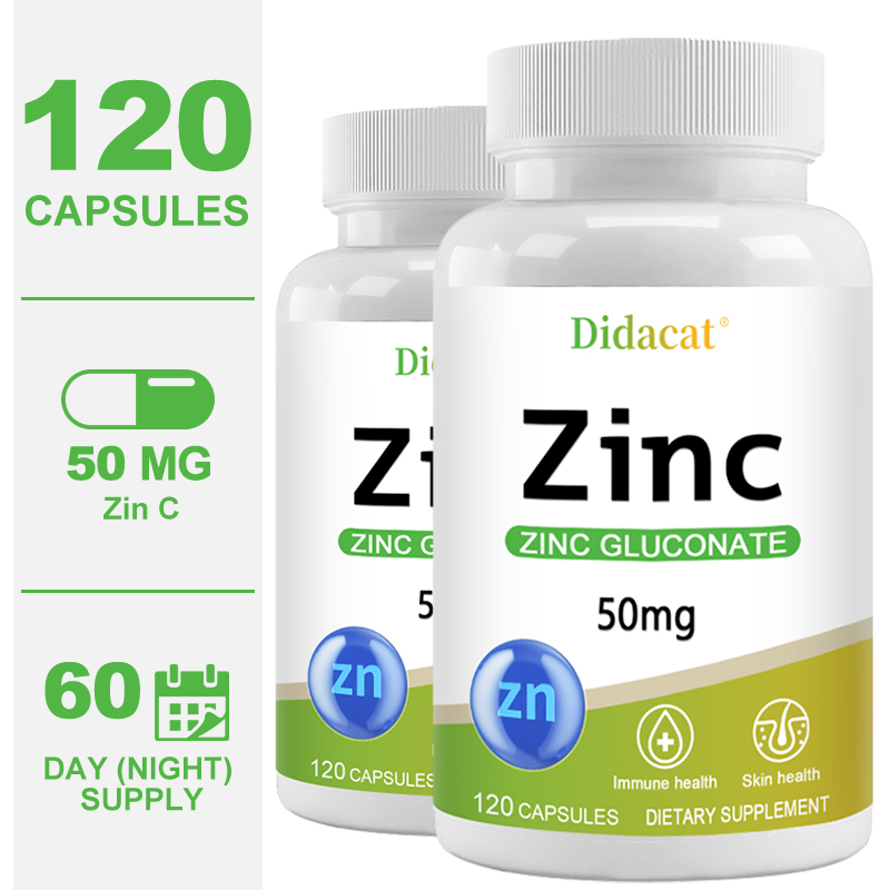 Zink 50 mg - met zinkgluconaat - Zinc Supplement 50Mg recensie en prijs